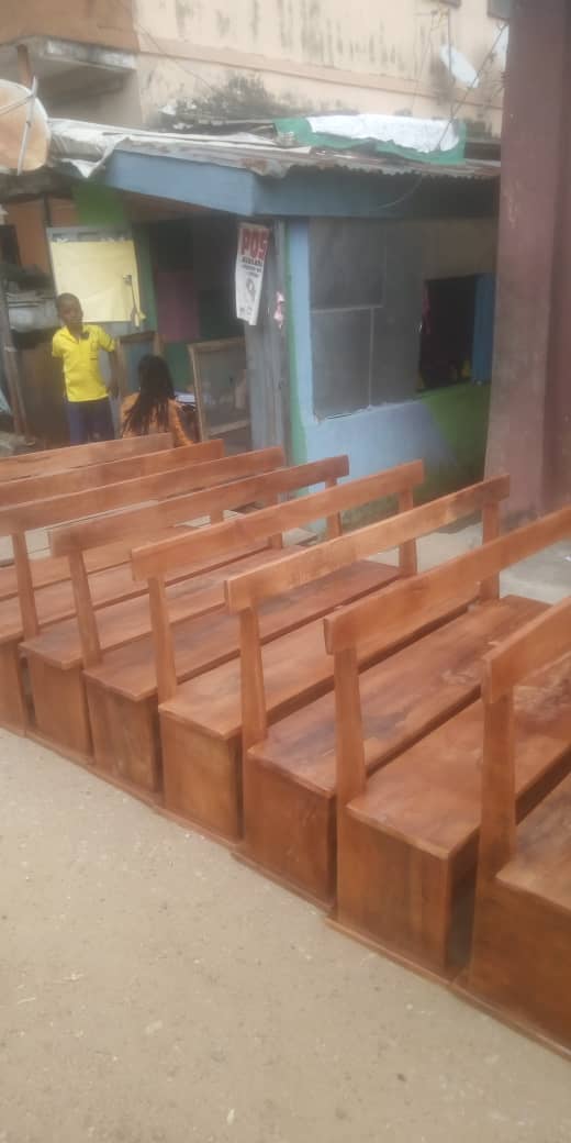 Before and after the school project